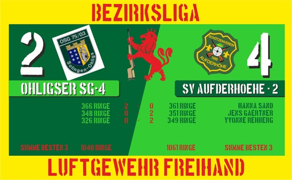 OSG4 ADH2 Rueckkampf